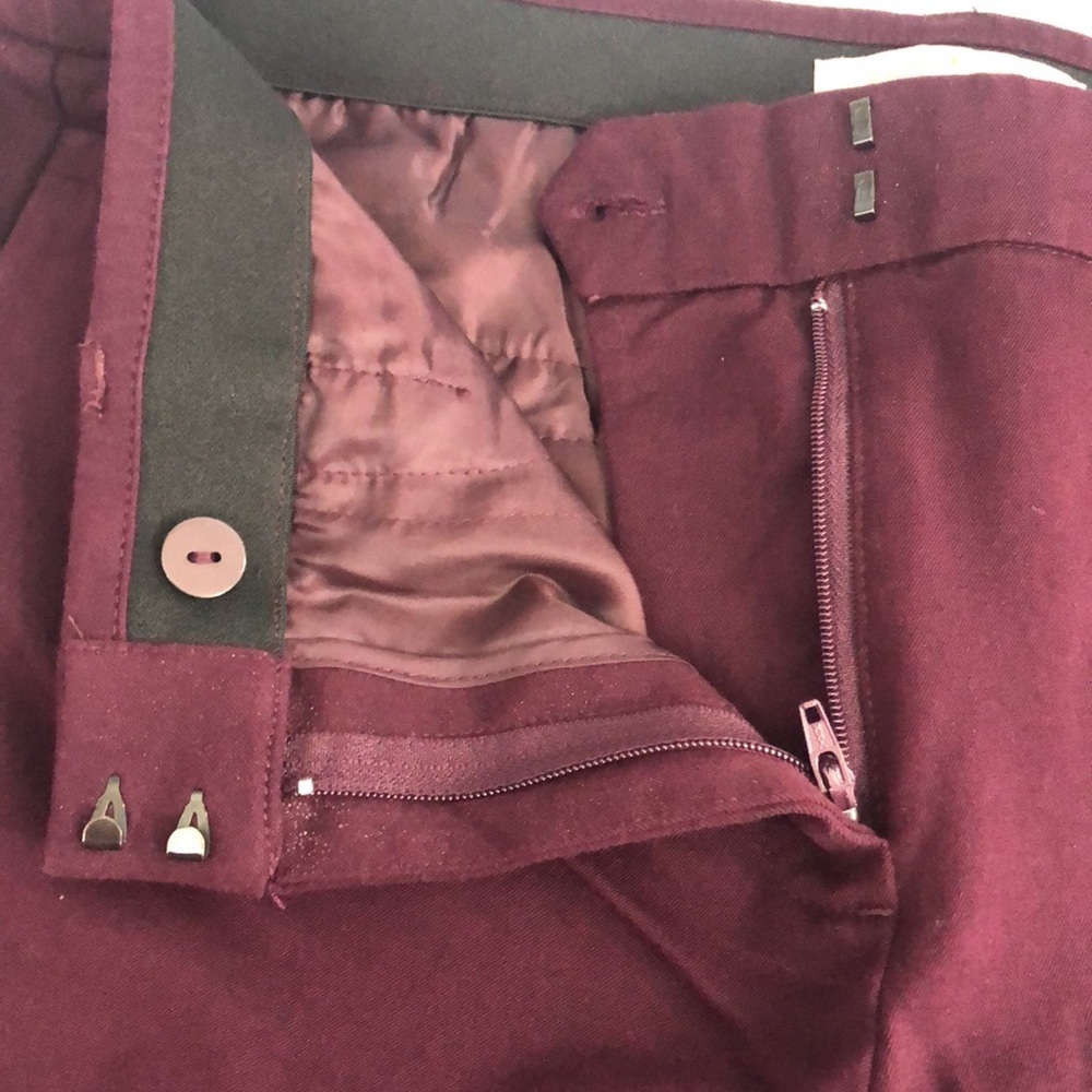 Gibson Latimer Burgundy Bootcut Pants 8 - Picture 7 of 10